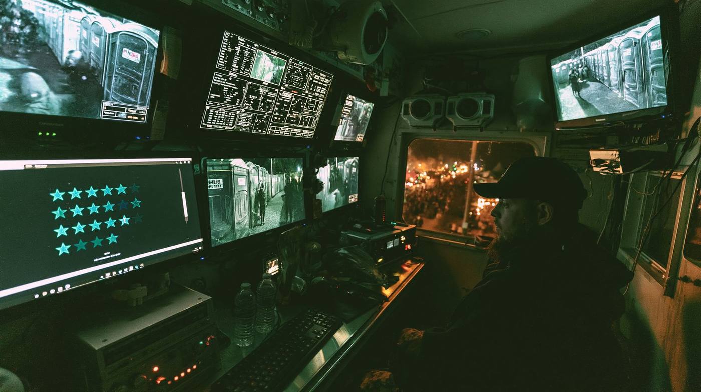 A rating being assigned in the control room